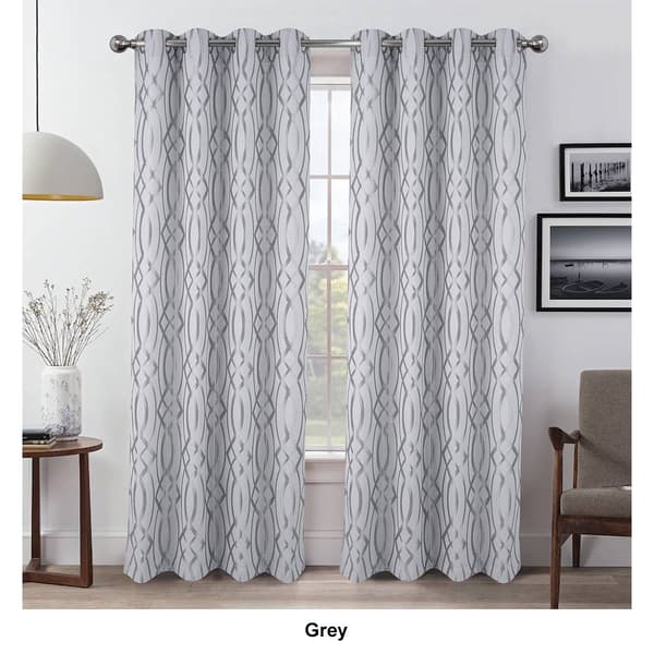 Jacquard Grommet Panel Curtain