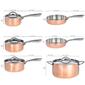 BergHOFF Vintage 10pc. Tri-Ply Polished Copper Cookware Set - image 7