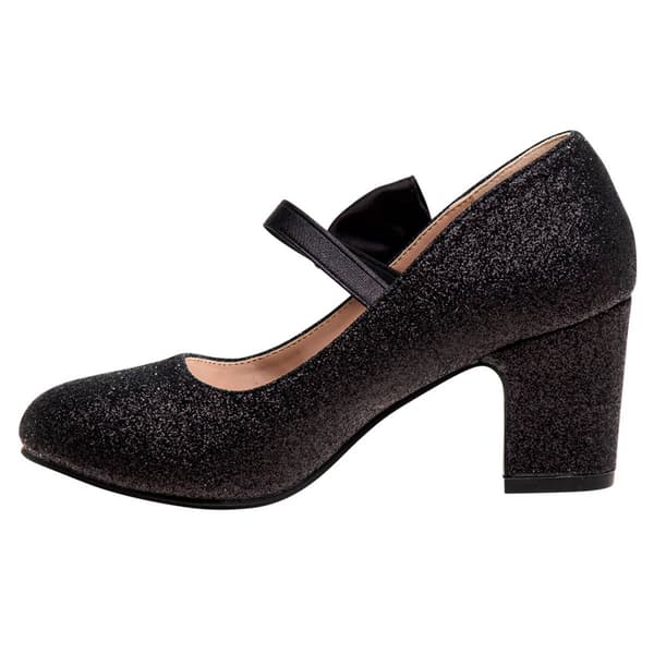 Big Girls Badgley Mischka Heeled Bow Dress Pumps