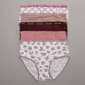 Womens Laura Ashley® 5pk. Brief Panties with Logo - LS9221-5PKRJ - image 2