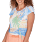 Petite Hearts of Palm All Sun and Games Beach Scene Tee - image 5