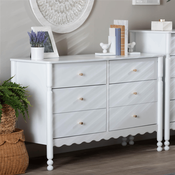 Baxton Studio Hoffman 6-Drawer Dresser