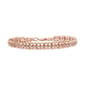 Haus of Brilliance Rose Gold over Silver Diamond Tennis Bracelet - image 1