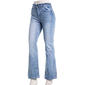 Juniors Gogo Rhinestone Horseshoe Back Pocket Bootcut Jeans - image 1