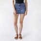 Juniors No Comment Low Rise Self Applique Skort - Baby Blue - image 1