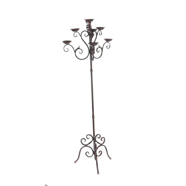 9th & Pike&#174; Brown Iron Traditional Candelabra