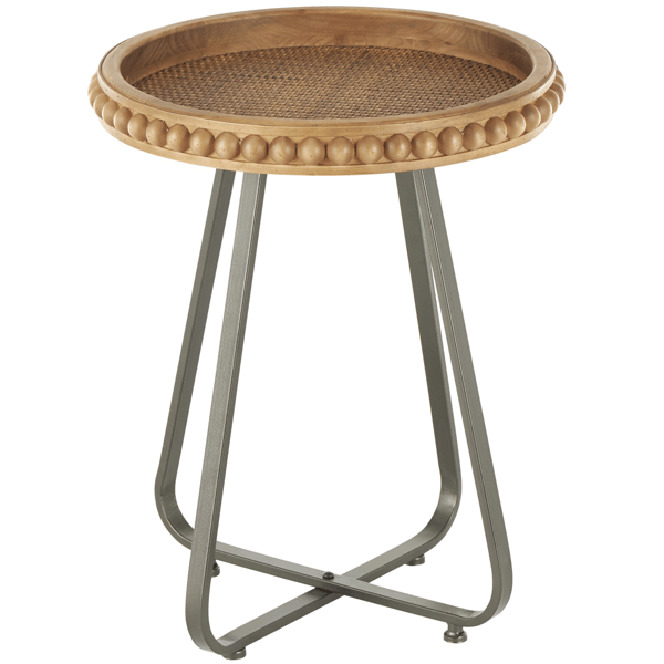 9th & Pike® Bohemian Brown Wood Accent Table