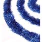 Northlight Seasonal 50ft. Lavish Blue Foil Tinsel Garland - image 1