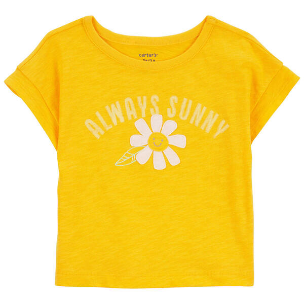 Toddler Girl Carters&#40;R&#41; Always Sunny Cap Sleeve Tee - image 