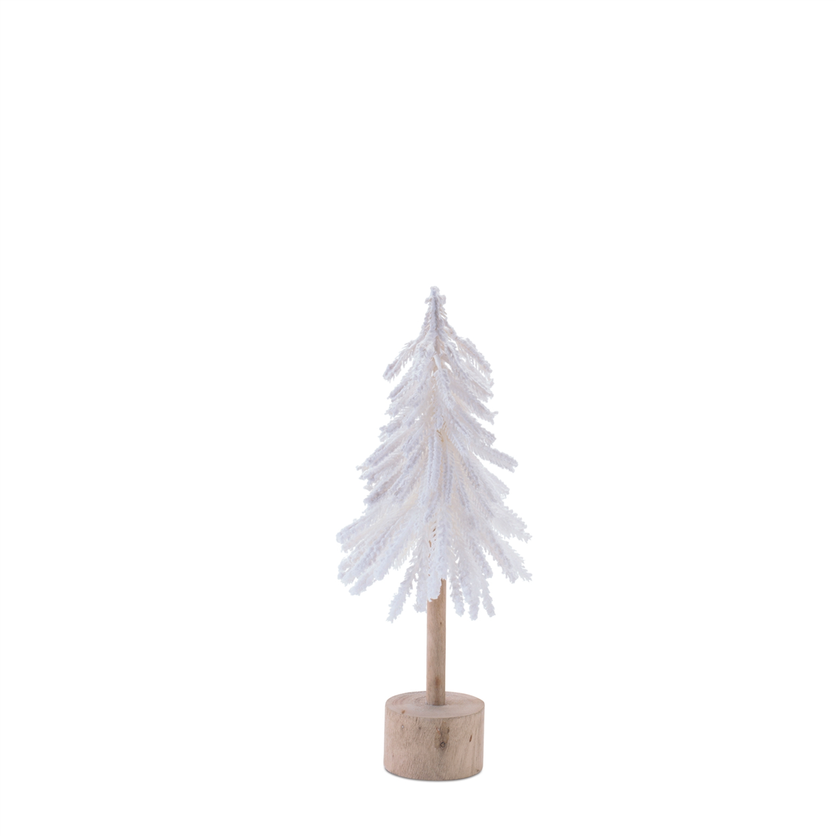 Melrose Flocked Pine Tree Tabletop Décor - Set of 3