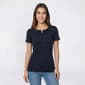 Womens Architect® Short Sleeve Ribbed Henley Tee - image 4