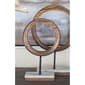 9th & Pike&#174; Brown Mango Wood Circular Sculpture - image 2
