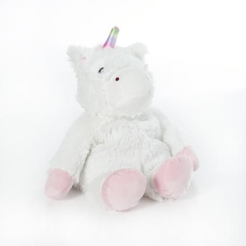 Open Video Modal for Warmies&#40;R&#41; White Unicorn