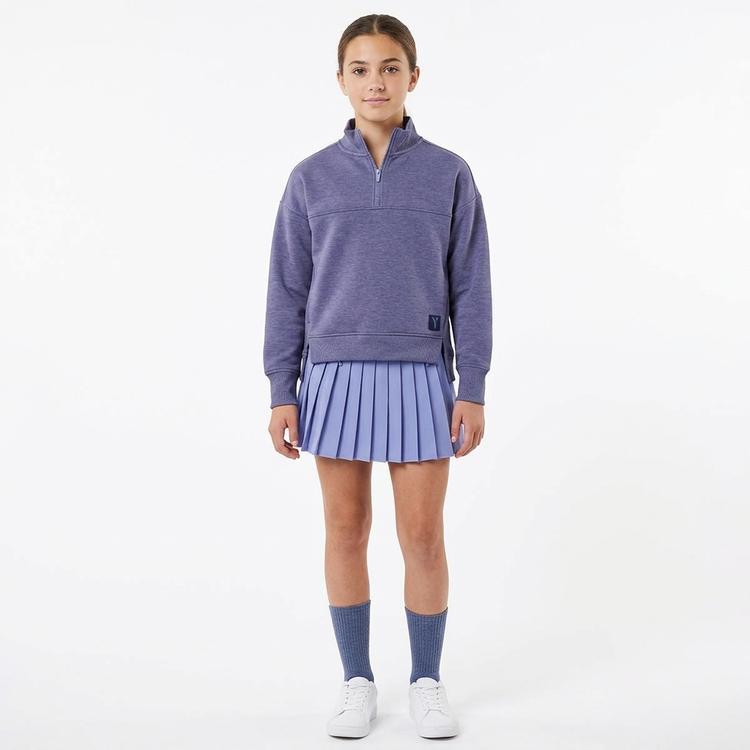 Girls (7-14) Yogalicious(R) 3pc. Q-Zip w/ Skort & Socks