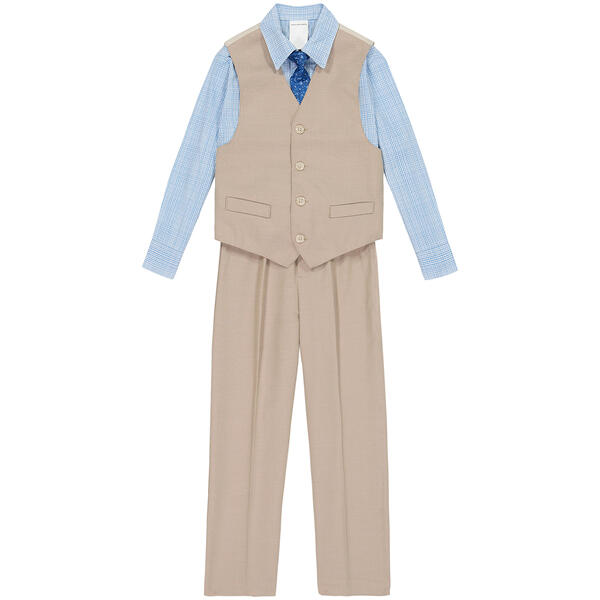 Boys &#40;4-7&#41; Van Heusen&#40;R&#41; Micro Stripe Vest Dresswear Set - image 