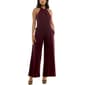 Womens Nina Leonard Sleeveless Glitter Twist Neck Jumpsuit - image 1