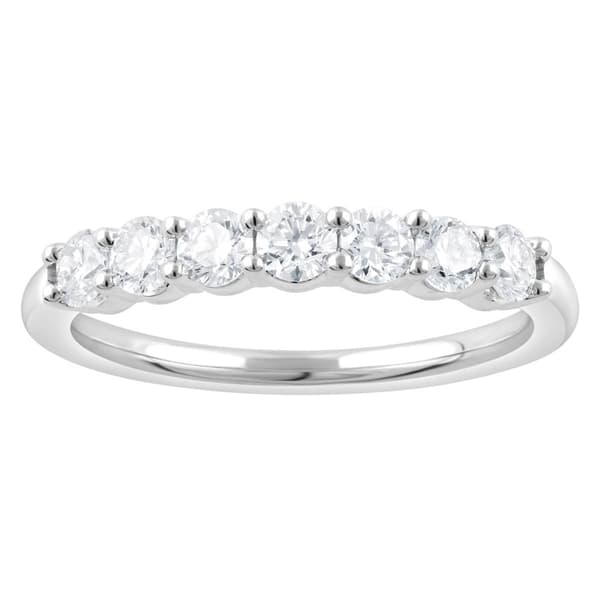 Nova Star(R) White Gold 3/4ctw. Lab Grown Diamond Band Ring - image 