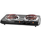 Ovente Electric Double Coil Burner 6 & 5.75in. Cooktop  - Black - image 1