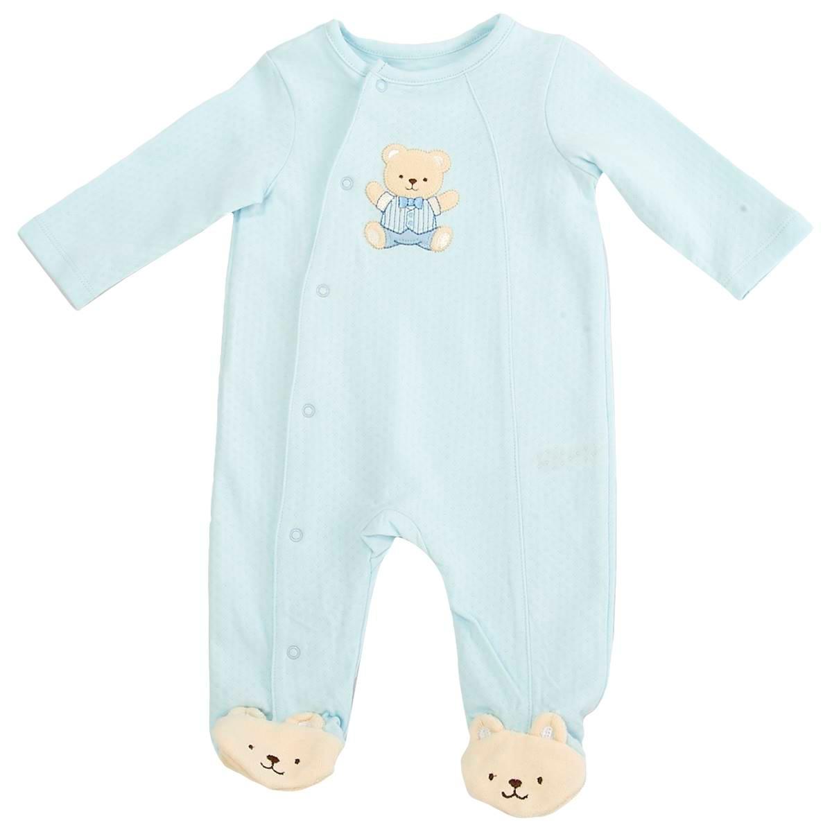 Baby Boy (NB-9M) Little Me® Cute Bear Footie Sleeper