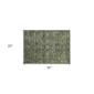 HomeRoots Moss Green & Grey Oriental Non Skid Accent Rug - image 3