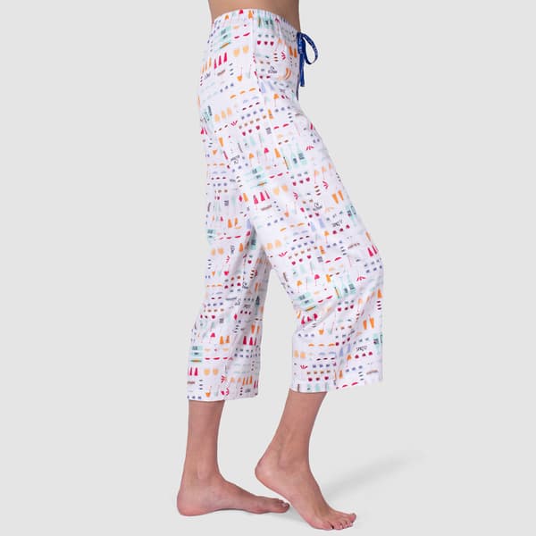 Womens HUE® After Dinner Drink Pajama Capri Pants