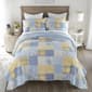 Donna Sharp Spring Flowers 3pc. Cotton Pieced Quilt Set - image 1