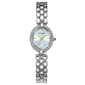 Womens Ellen Tracy Silver-Tone Oval Bracelet Watch - ET5471SL - image 1