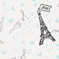 Betsey Johnson Je Taime Paris Microfiber Sheet Set - image 3