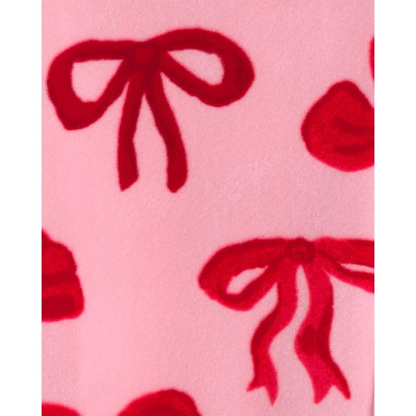 Baby Girl (12-24M) Carter''s® Holiday Bows Footed Pajamas