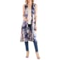 Plus Size 24/7 Comfort Apparel Long Tie Dye Maternity Cardigan - image 1