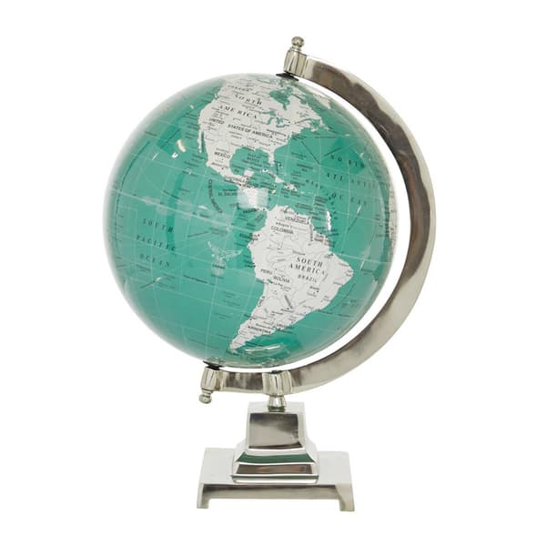 9th &amp; Pike® Aluminum Modern Globe