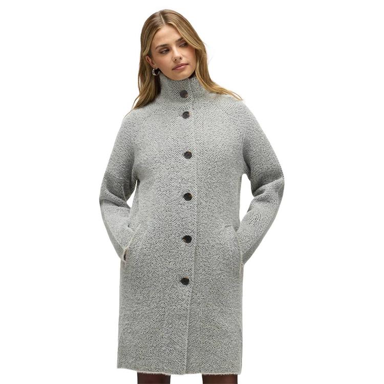 Plus Size NVLT Herringbone Eyelash Raglan Sleeve Coatigan