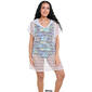 Plus Size Cover Me Crochet Hooded Tunic Swim Cover Ups - image 3