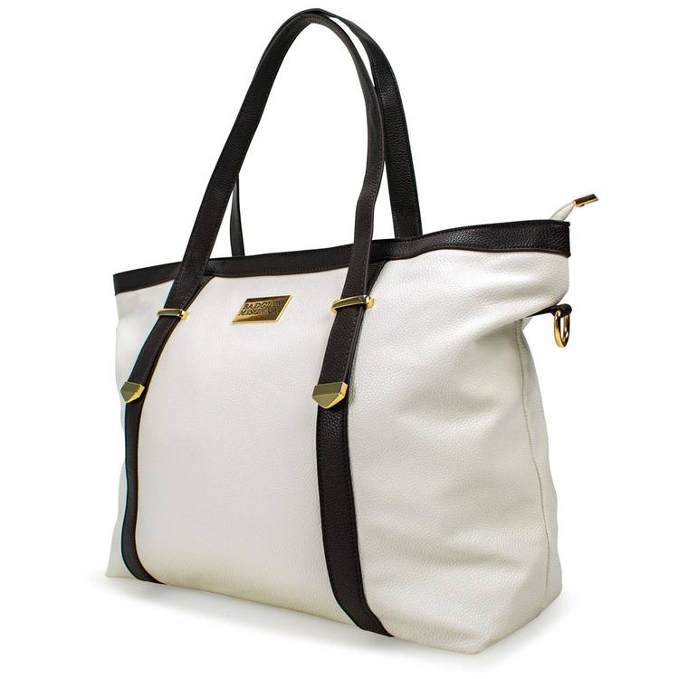 Badgley Mischka Anna XL Vegan Leather Tote Weekender Travel Bag