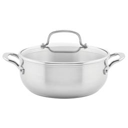 KitchenAid(R) Stainless Steel 3-Ply Base 4qt. Casserole