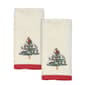 Spode&#40;R&#41; Christmas Tree 2pk. Fingertip Towels - image 1