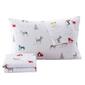 Freshfolds Cotton Pups in the Snow Holiday 4pc. Flannel Sheet Set - image 1