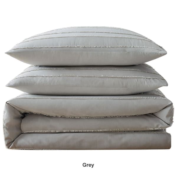 Brooklyn Loom Carlisle 3pc. Striped Duvet Cover Set