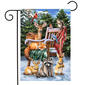 Briarwood Lane Snow Day Friends Garden Flag - image 1
