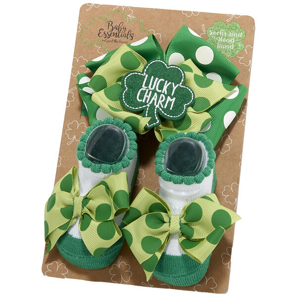 Baby Unisex Baby Essentials St. Patrick&#39;s Day Lucky Charm Set - image 