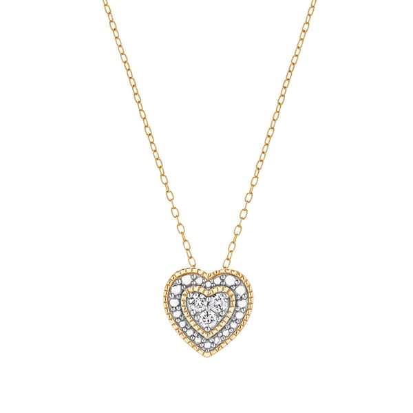 Nova Star™ 1/10ctw. Lab Grown Diamond Heart Pendant