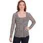 Petite Skye''s The Limit At Leisure Long Sleeve Mesh Blouse - image 1