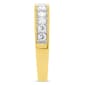 Nova Star® Yellow Gold 1/2ctw. 11 Lab Grown Diamonds Band Ring - image 4