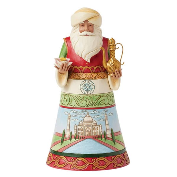 Jim Shore Santa Around The World India Christmas Figurine - image 