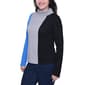 Womens NY Collection Color Block Rib-Knit Turtleneck Sweater - image 3