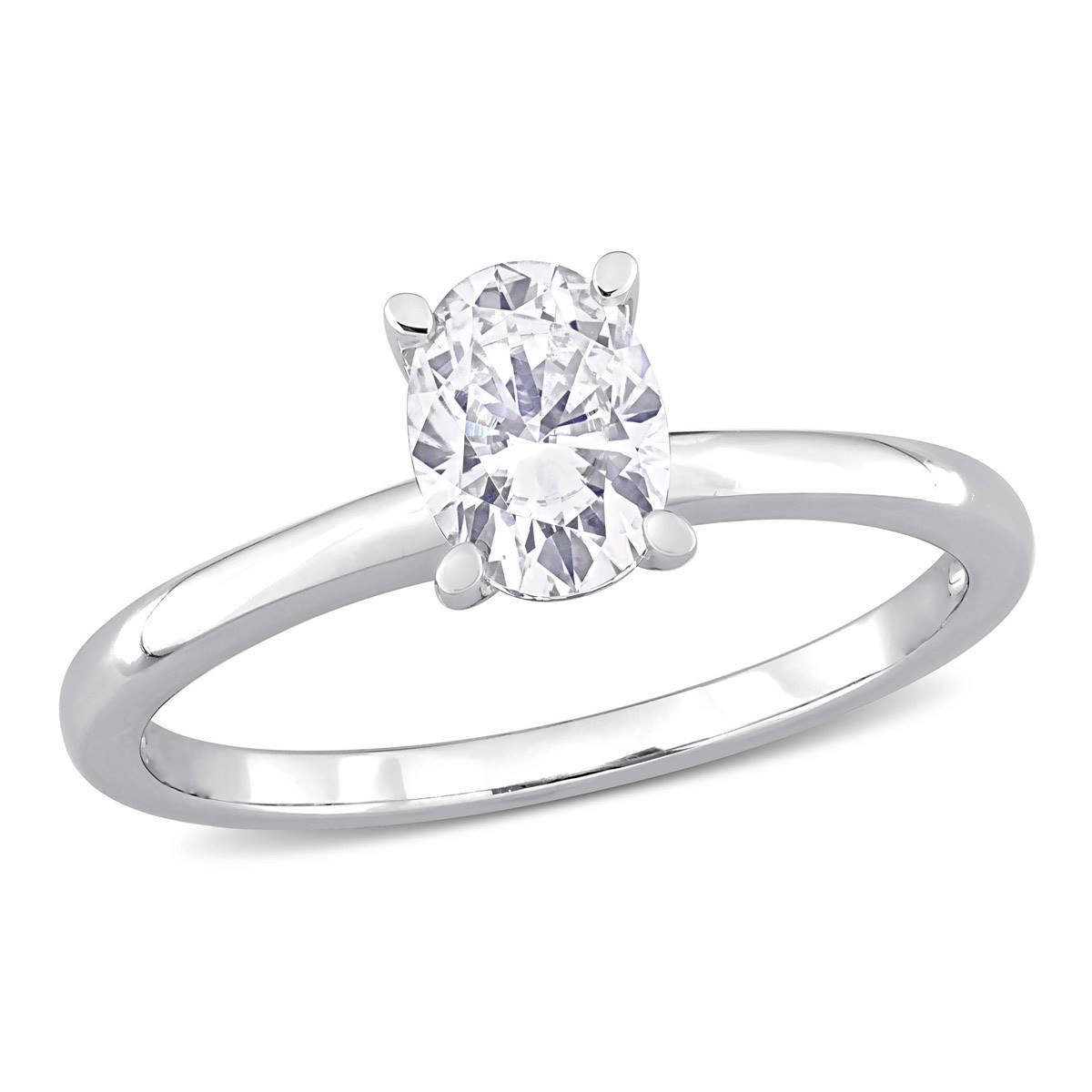 Gemstone Classics™ 1kt. Oval Moissanite Engagement Ring