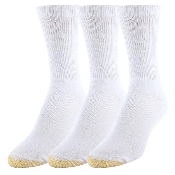 Womens Gold Toe 3pk. Aqua FX Crew Socks - image 
