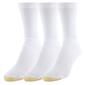 Womens Gold Toe 3pk. Aqua FX Crew Socks - image 1