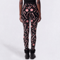 Womens Runway Ready Christmas Candy Cane Leggings - image 3