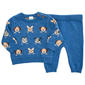 Baby Boy (3-9M) Little Me(R) Puppy Paws Sweater Set - image 1